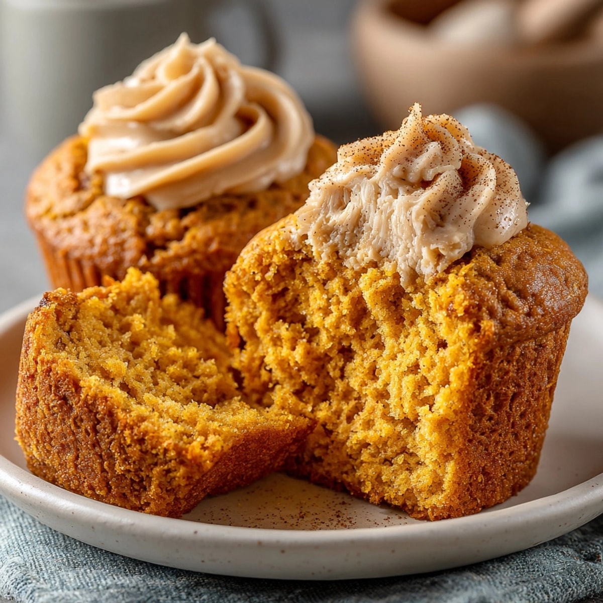 Easy Pumpkin Cornbread Muffins recipe: Enjoy these moist, spiced muffins with breakfast.