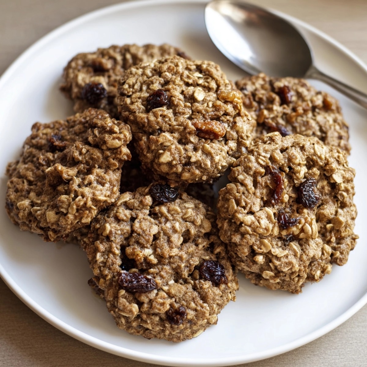 Homemade Cinnamon Date Nut Oatmeal Cookies offer a sweet, spiced, and comforting baked treat.