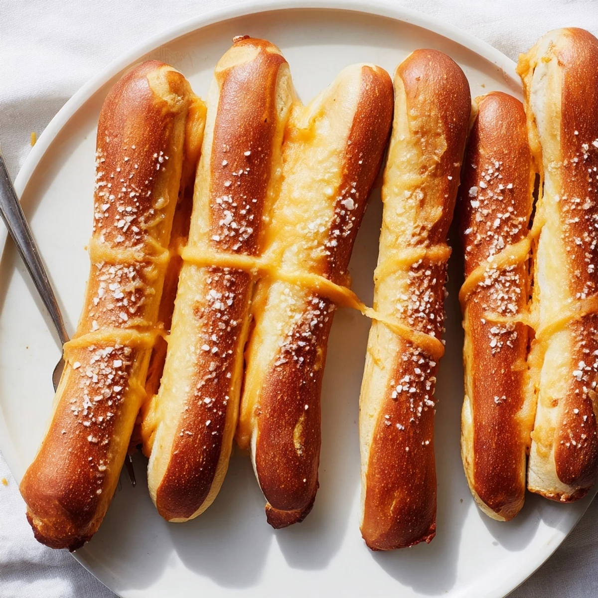 Sweet Potato Cheddar Pretzel Sticks