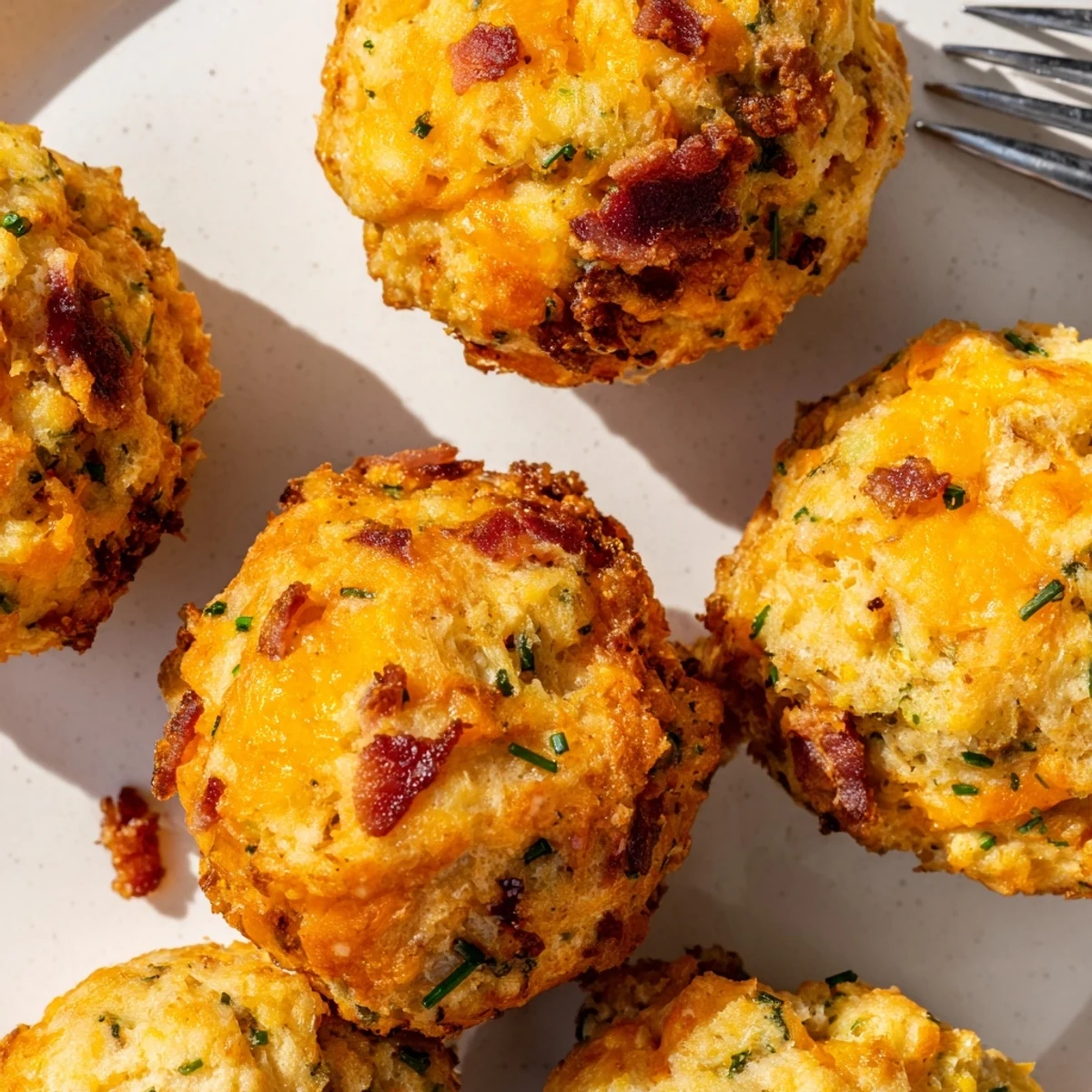 Pickle Bacon Cheddar Muffins