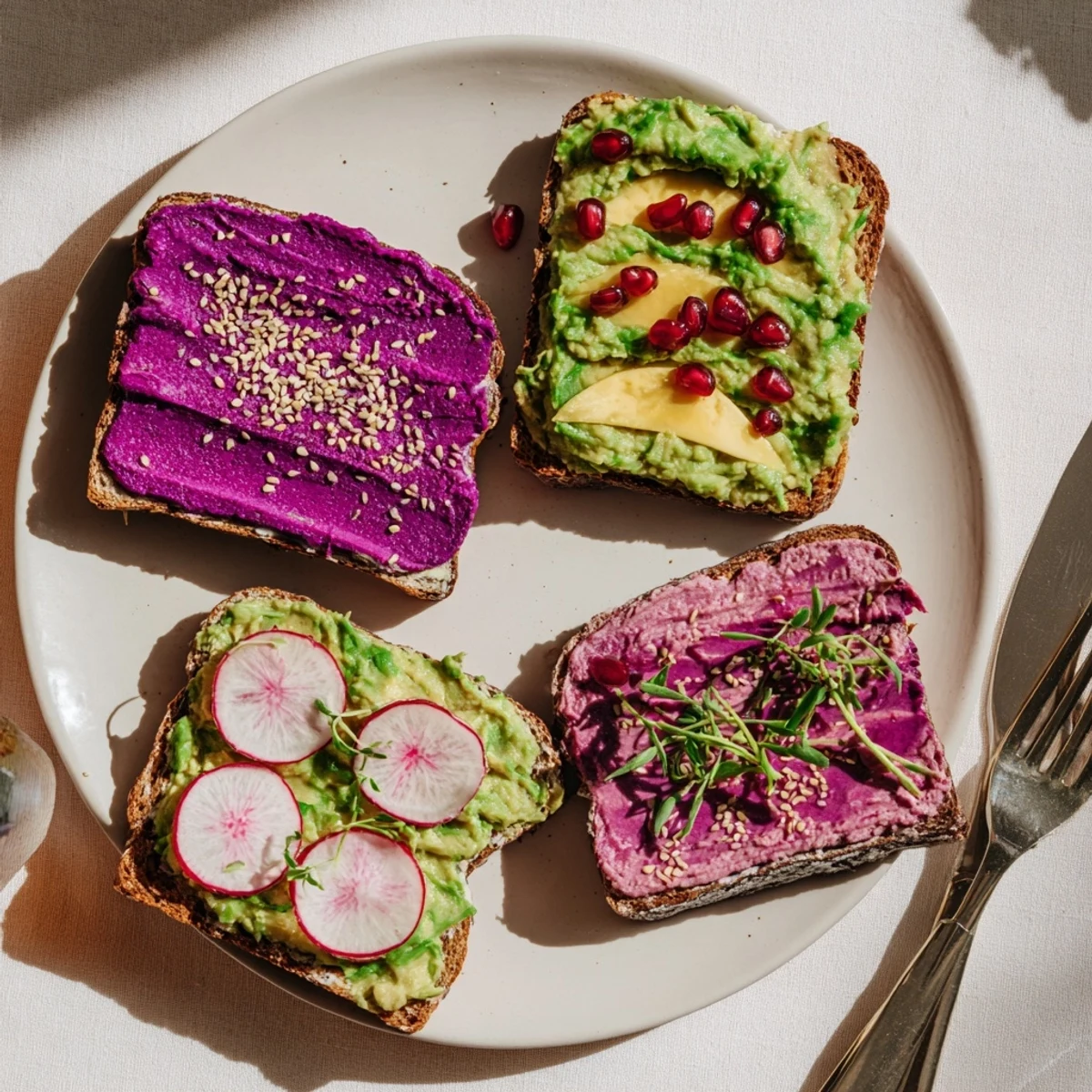 Bright Bold Breakfast Toasts