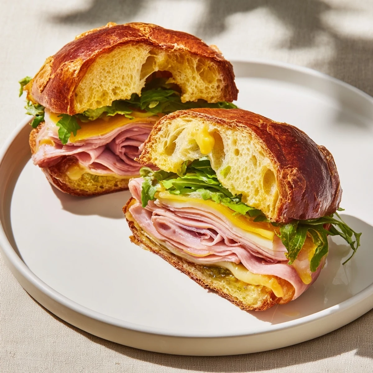 These Festin du Château Royal Sandwiches, with fresh greens, promise a savory, gourmet treat for any occasion.