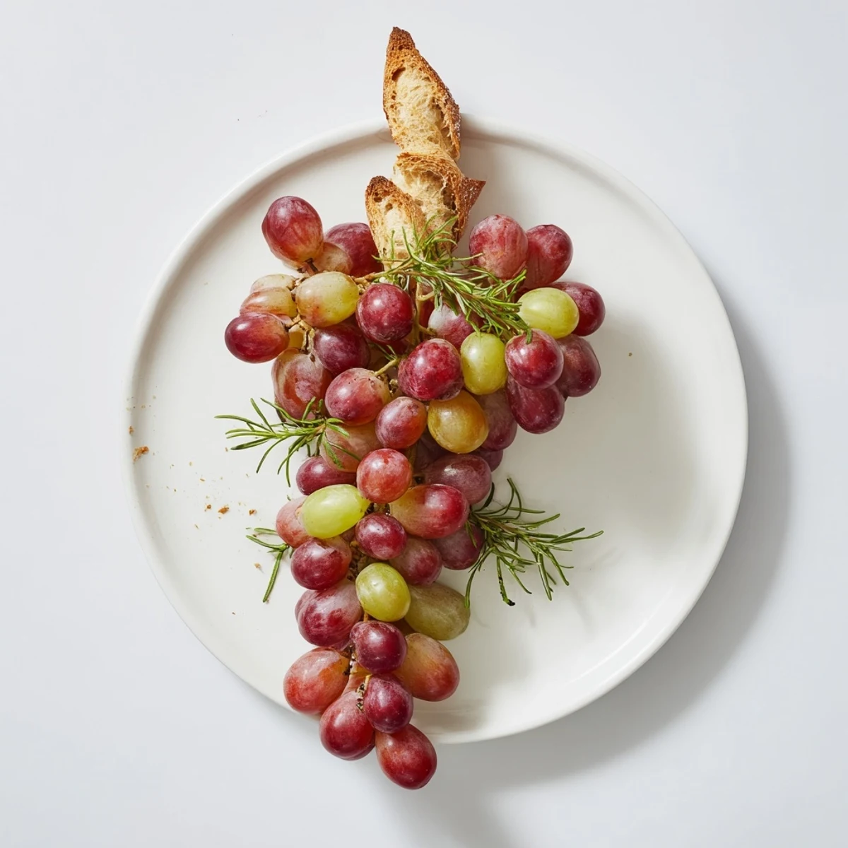 Fresh, juicy vineyard grapes arranged in a beautiful cascading design, ready for a party.