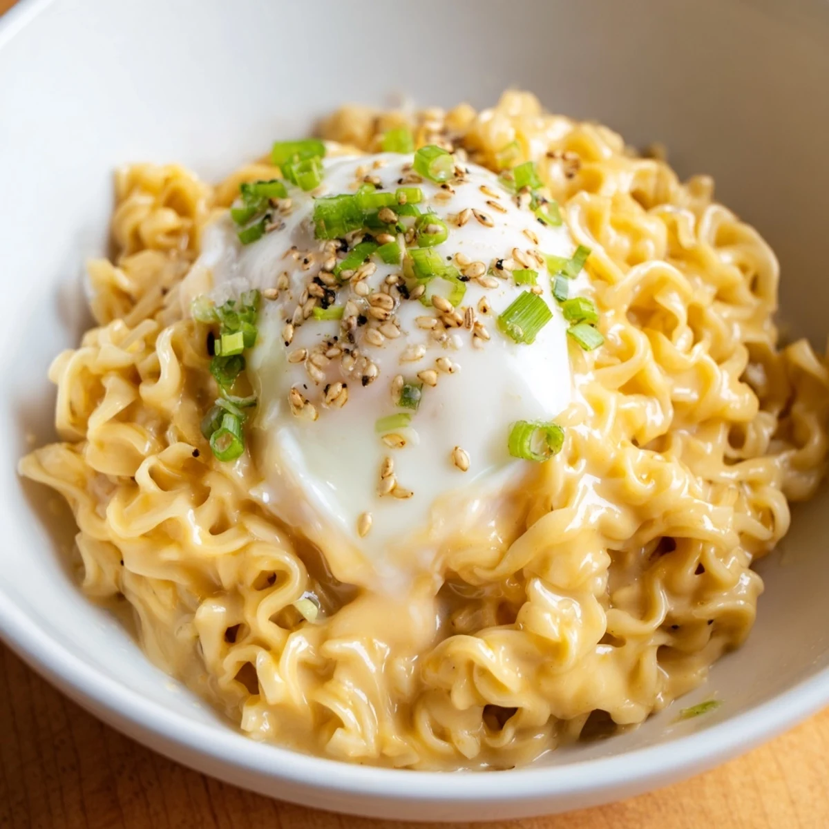 Instant Cheese Ramen Bowl