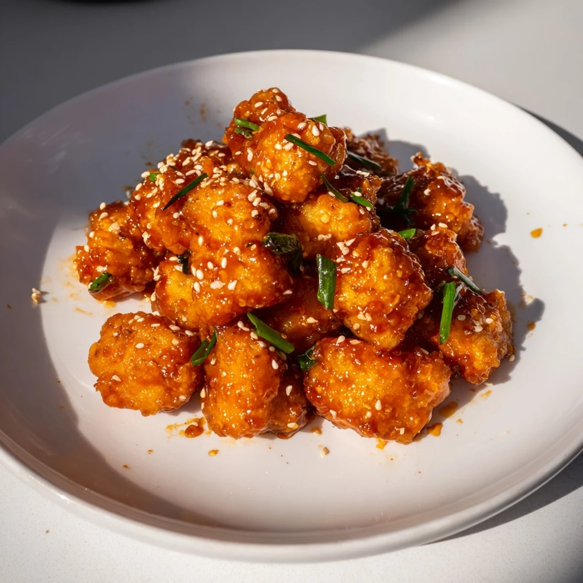 Honey Sriracha Chicken Bites