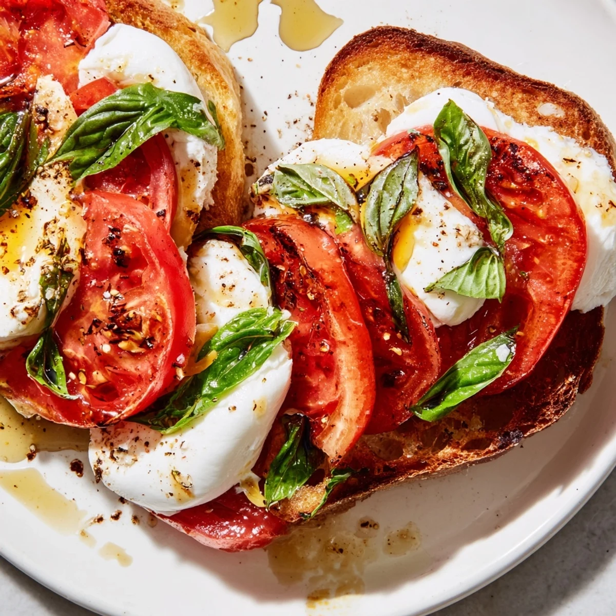 Tomato Burrata Toast