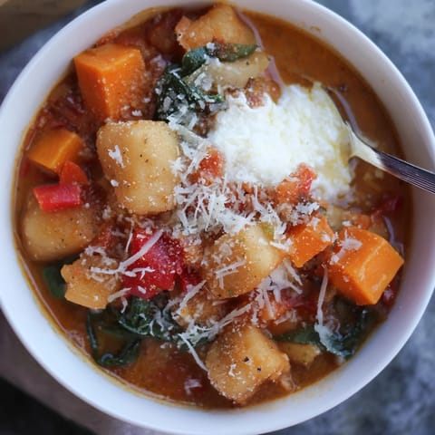 Lasagne Soup Sweet Potato Gnocchi