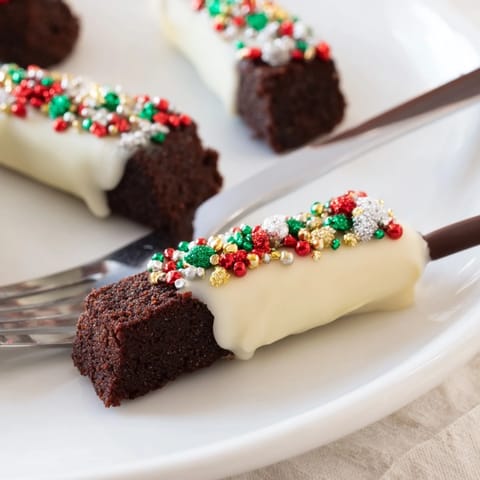 Festive Christmas Cookie Brownie