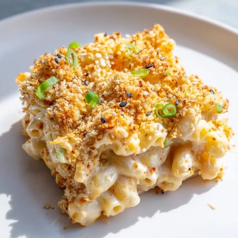 Spicy Kimchi Mac & Cheese