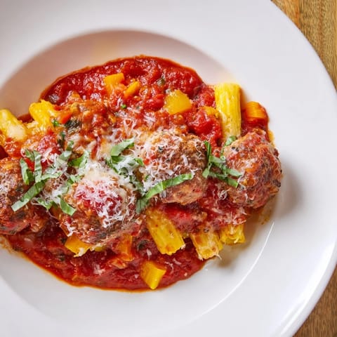Italian Meatball Pasta Skillet