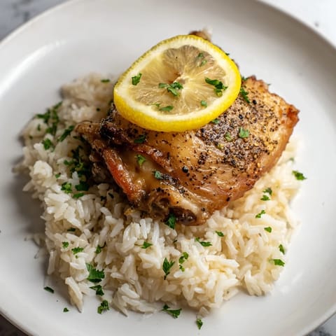 Lemon Pepper Chicken Rice