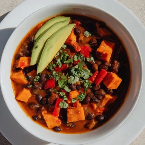 Sweet Potato Black Bean Chili