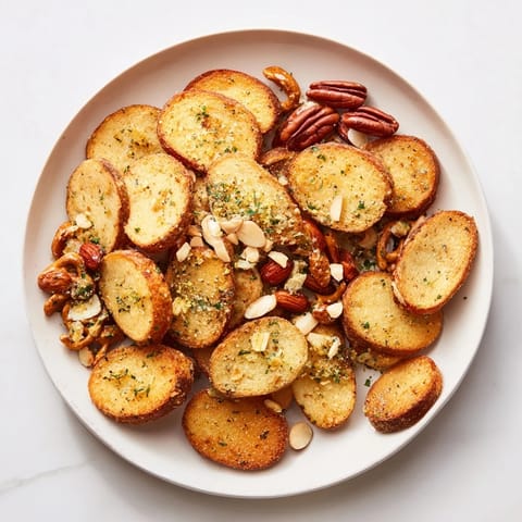 Air Fryer Bagel Chip Mix