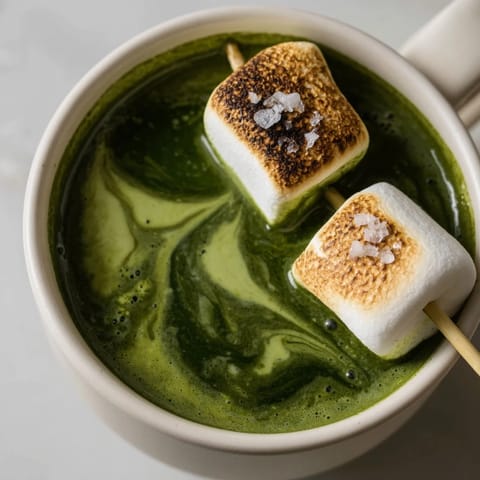 Toasted Marshmallow Matcha Cocoa