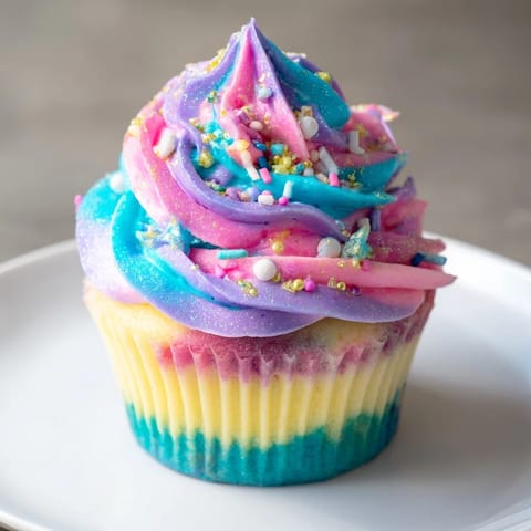 A dazzling display of the Magical Unicorn Dessert Table, filled with colorful treats and joy.