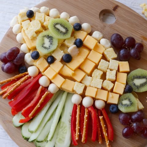 Spaceship Launch Snack Board