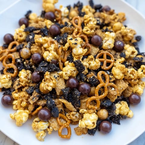 Gold and Black Midnight Snack