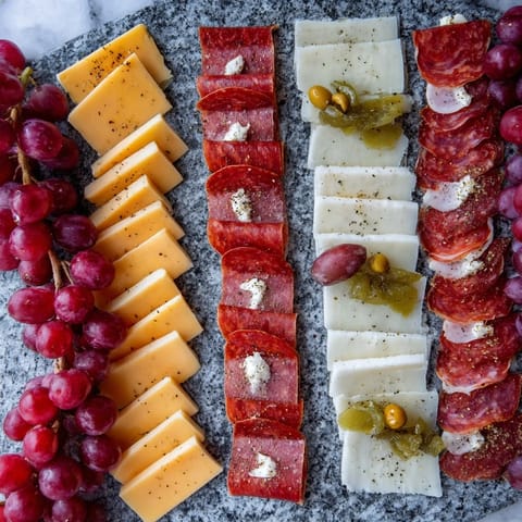 Industrial slate appetizer platter