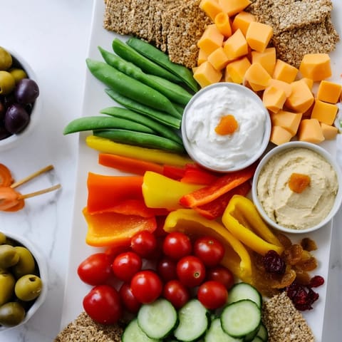 Veggie Snack Board Lunch