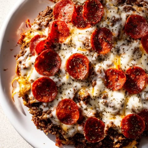 Meat Pizza Pepperoni Stack