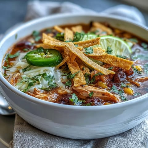 Easy Chicken Tortilla Soup
