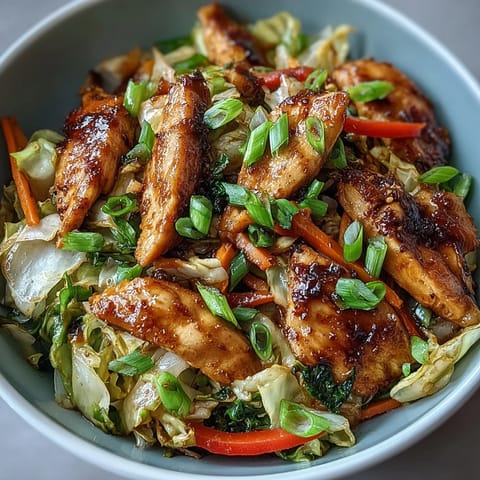 Chicken Cabbage Stir-Fry