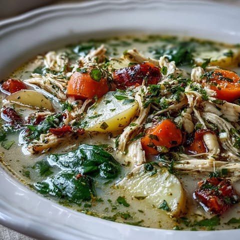 Ranch Chicken Veggie Soup