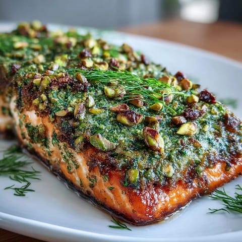 Pistachio Crusted Salmon