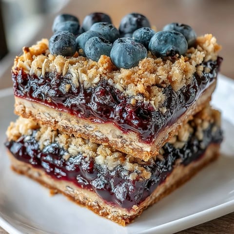 Blueberry Oat Breakfast Bars