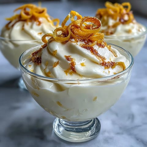 Bright citrus mousse topped with fresh berries and mint, served alongside crisp, golden shortbread for a delightful treat.