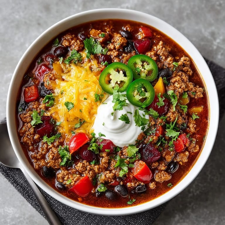 This flavorful one-pot cherry chipotle turkey chili filled with beans and juicy cherries smells amazing.