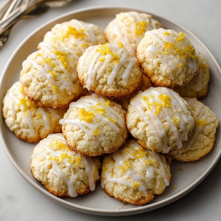Homemade ricotta lemon cookies cooling on a wire rack, perfect for springtime gatherings.