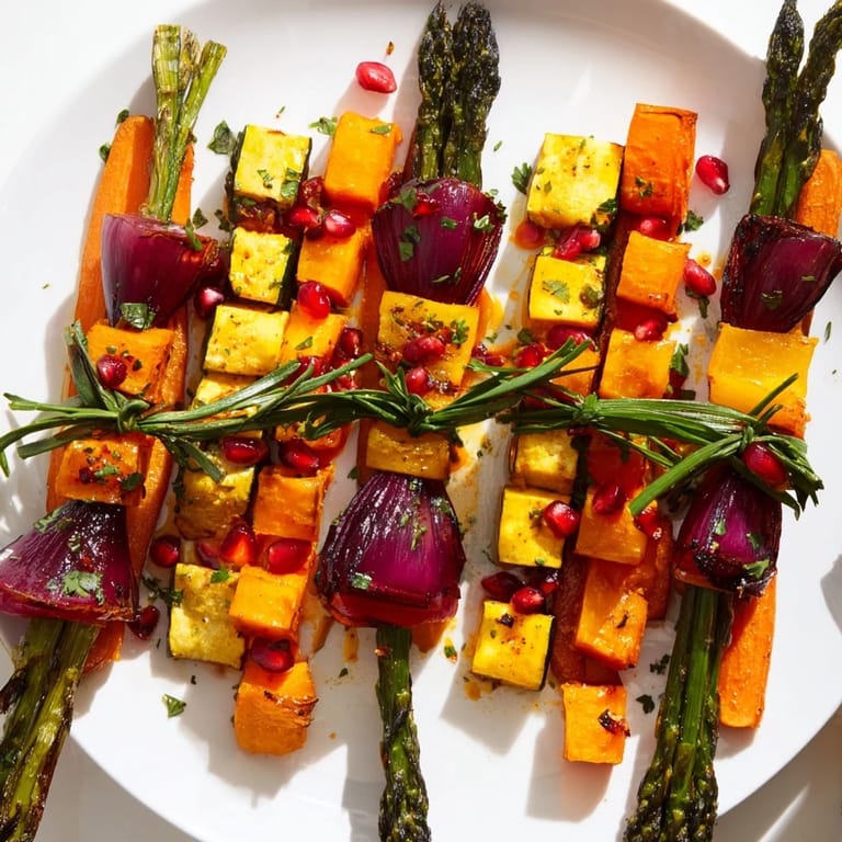 Delightful Christmas Present Veggie Crates, presenting tender roasted vegetables cut into gift-like servings with fresh herbs.