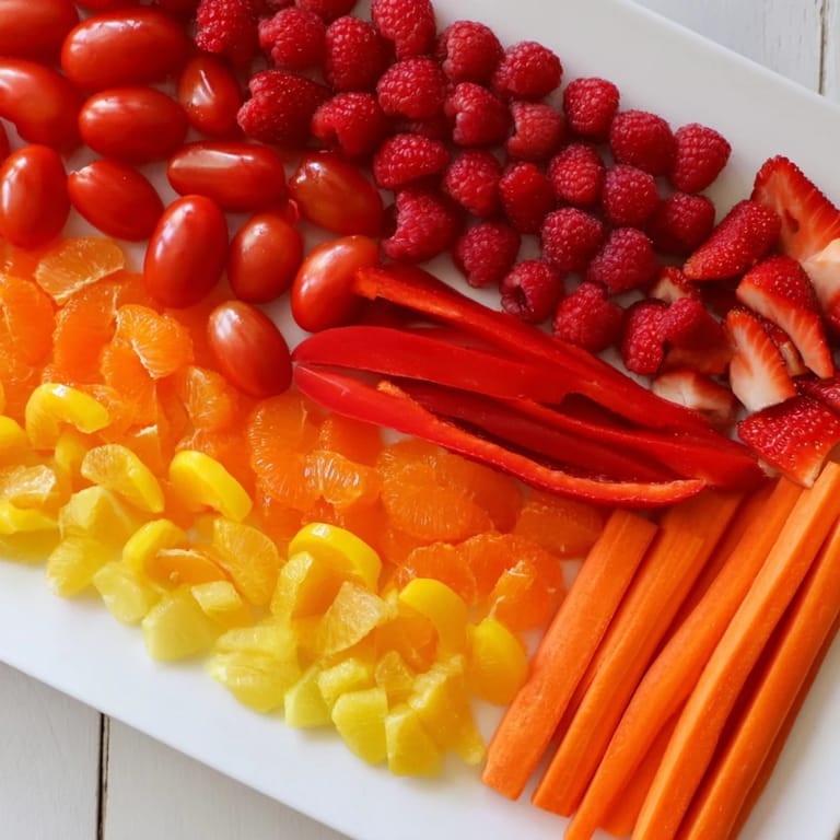 A tempting Rainbow Pride Spectrum arrangement promises a delightful mix of sweet and savory flavors.