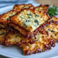 Crispy cheese and herb crackers baked golden with sharp cheddar and fresh thyme for a savory snack.