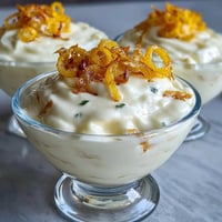 Creamy lemon mousse in elegant cups with buttery shortbread cookies, a refreshing spring dessert perfect for gatherings.